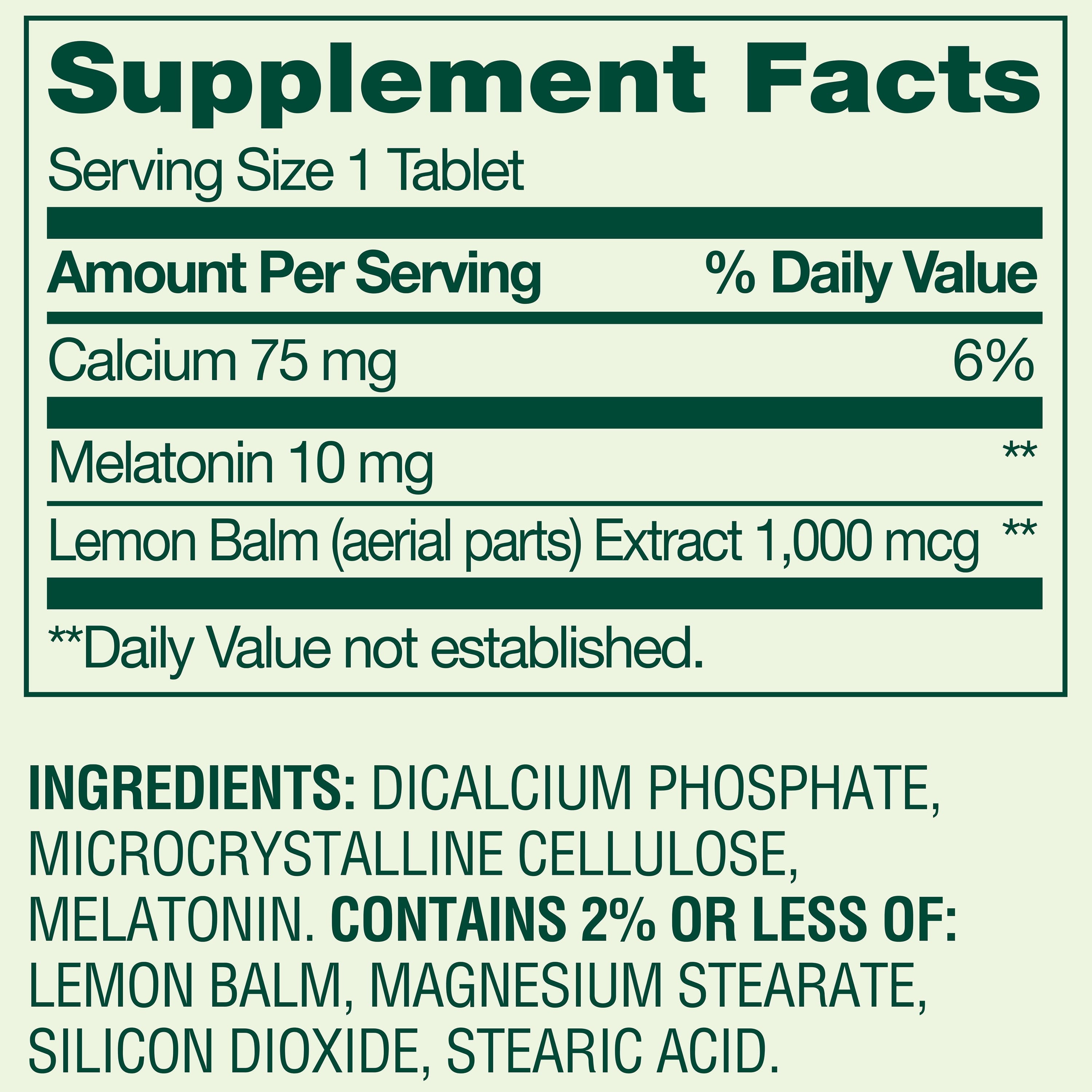 Spring Valley Extra Strength Melatonin Tablets Dietary Supplement Value Size, 10 mg, 240 Count