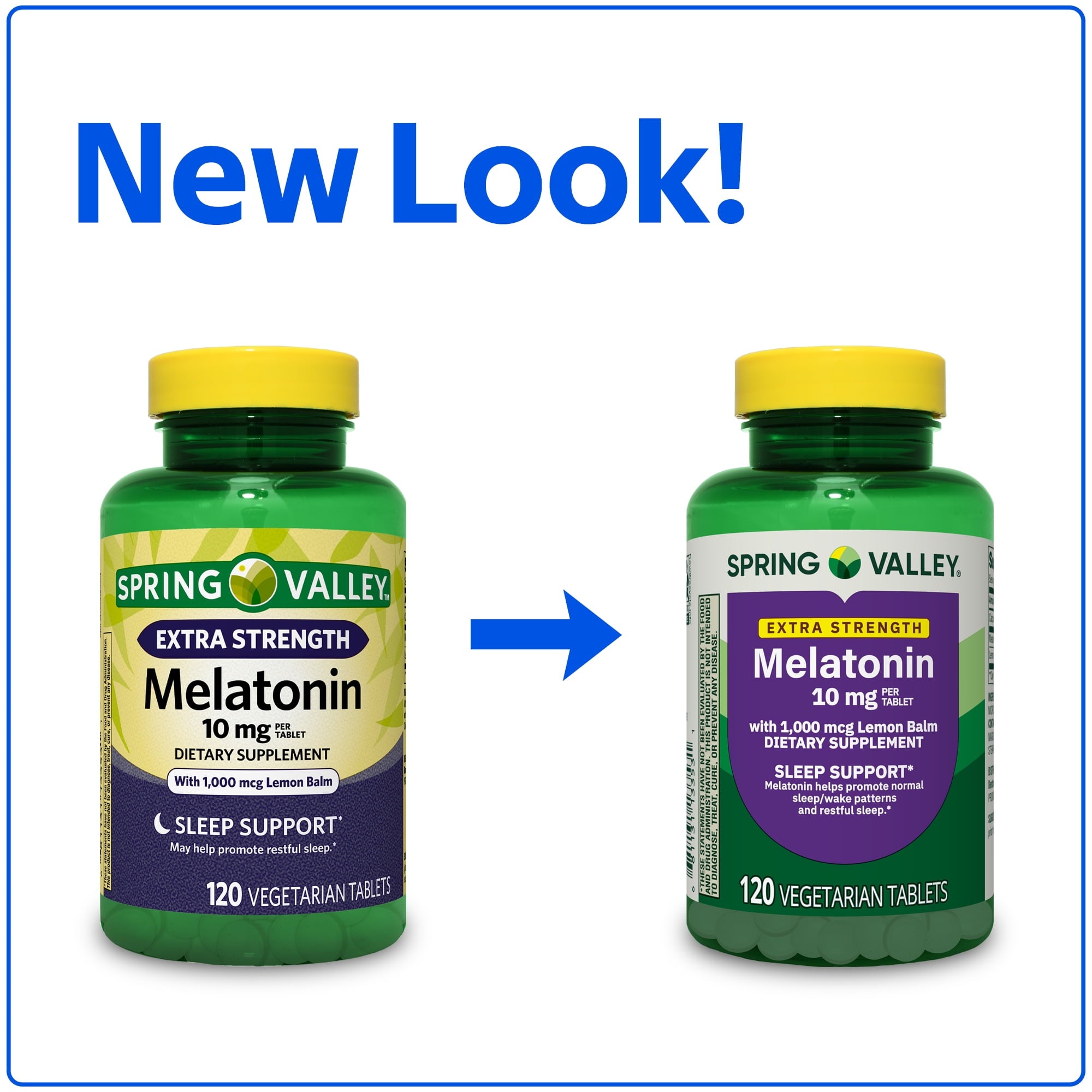 Spring Valley Extra Strength Melatonin Tablets Dietary Supplement Value Size, 10 mg, 240 Count